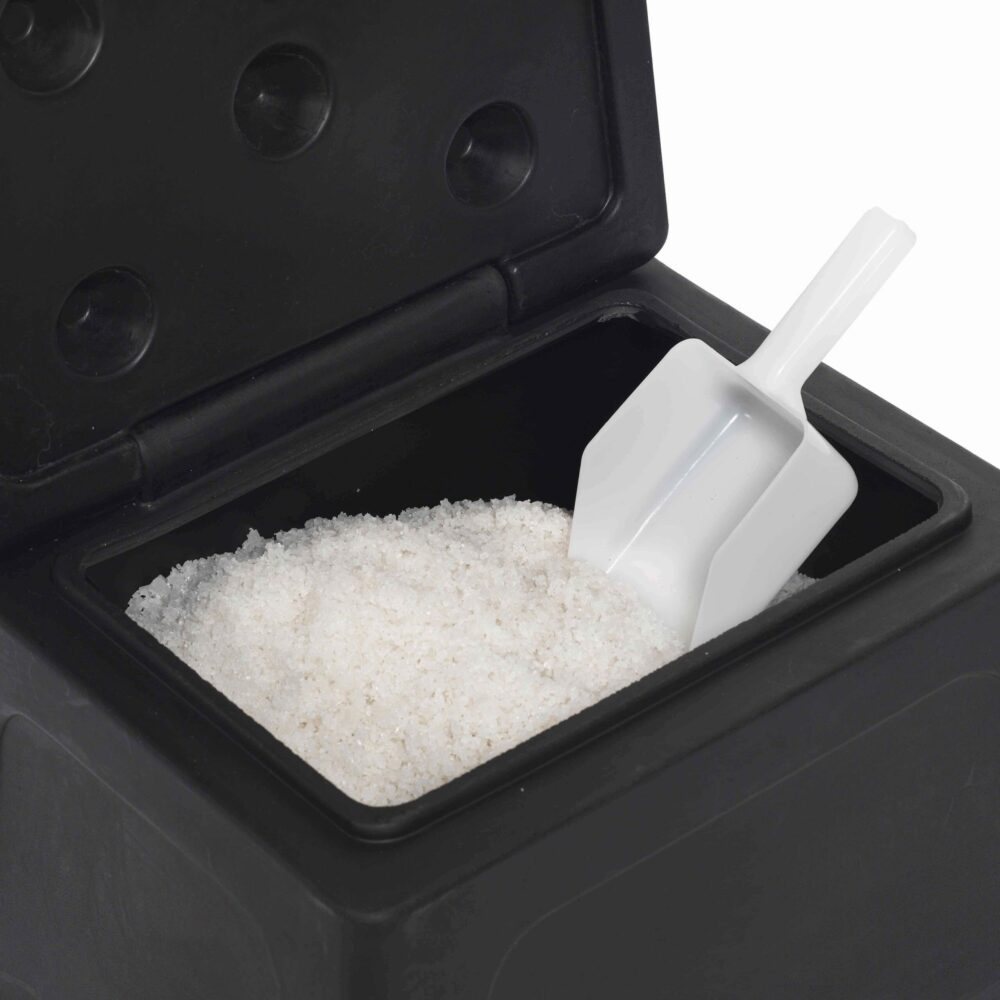 30 Litre Plastic Mini Grit Bin with Salt