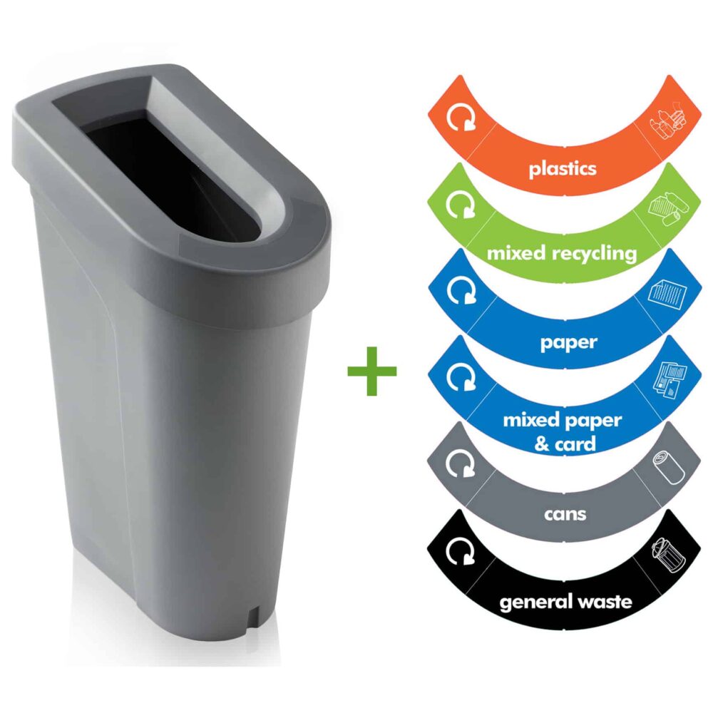uBin Plastic Office Recycling Bins