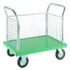 Coloured 3 Sided Platform Trolleys