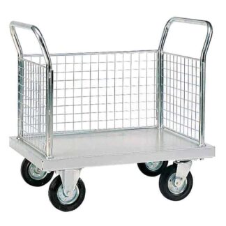 700 3 Sided Mesh Platform Trolleys