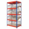 Rivet Racking Kanban Shelving Bay System