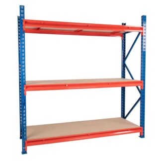Longspan Racking With 3 Chipboard Decks