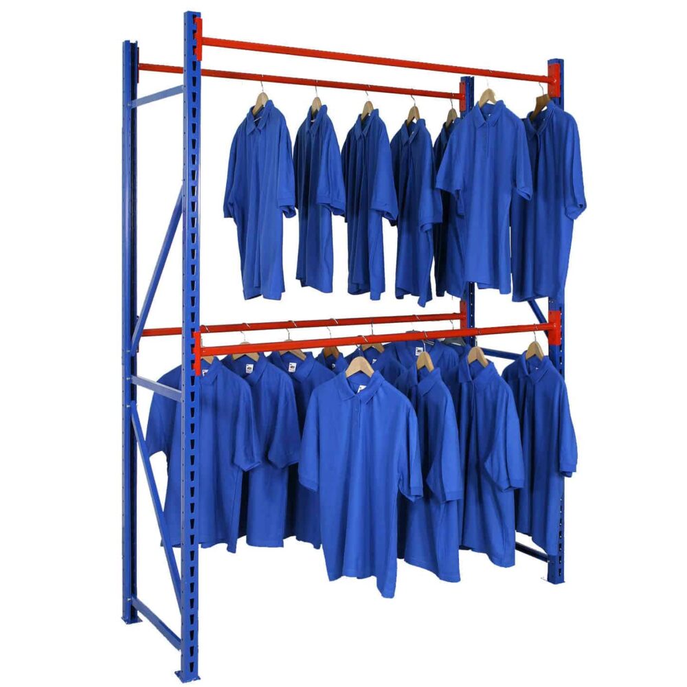 Longspan Garment Hanging Rail Racking
