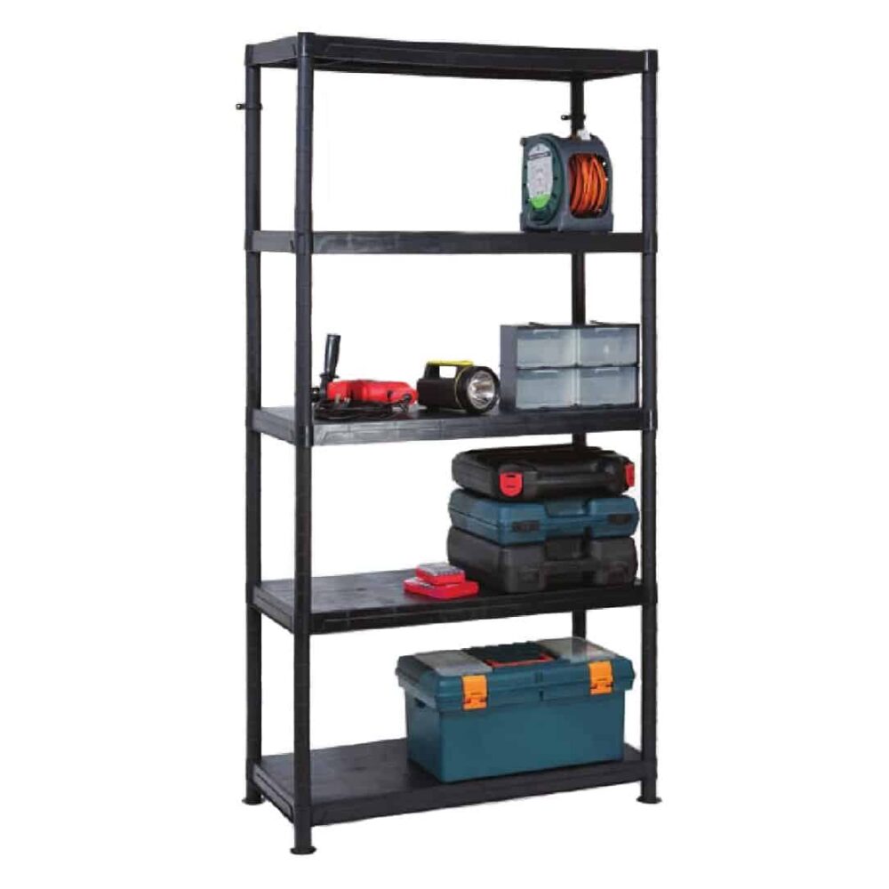 5 Tier Plastic Shelving Unit