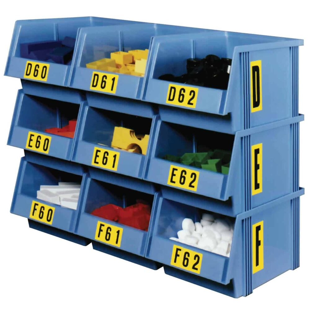 Self-Adhesive Shelving Identification Tiles