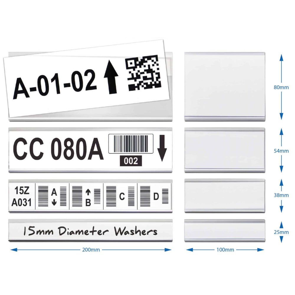 Magnetic Ticket Holder Shelving Strips