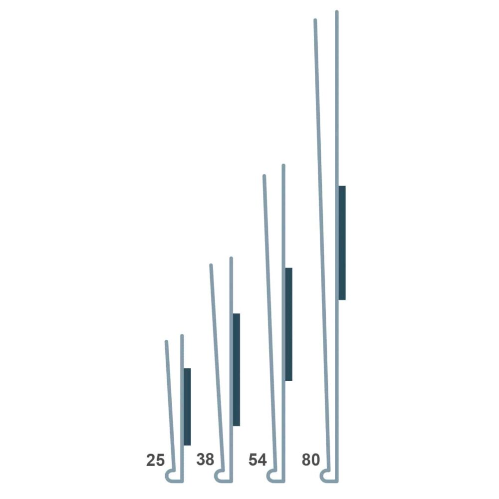 Magnetic Ticket Holder Shelving Strips
