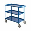 Low Cost Fixed Steel Tray Trolleys