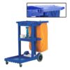 Durable Plastic Janitorial Cleaning Trolley