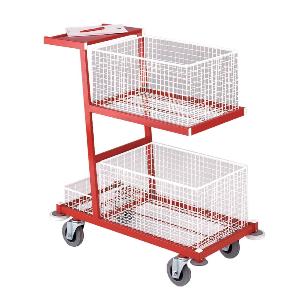 Super Service Removable Basket Tray Trolleys