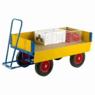 MDF Deck Drop Side Turntable Trailers