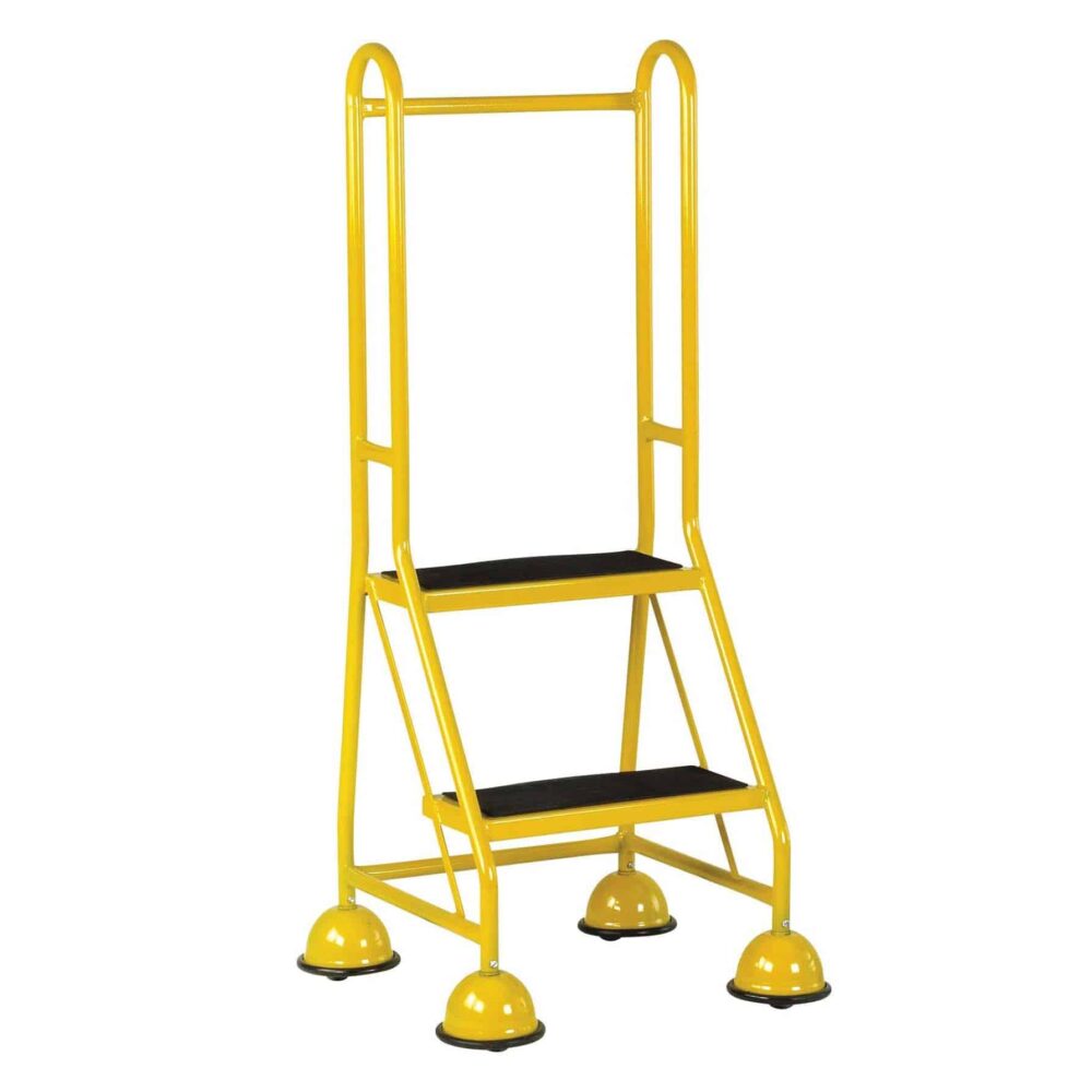 Single Sided Mobile 2 Step Double Handrail