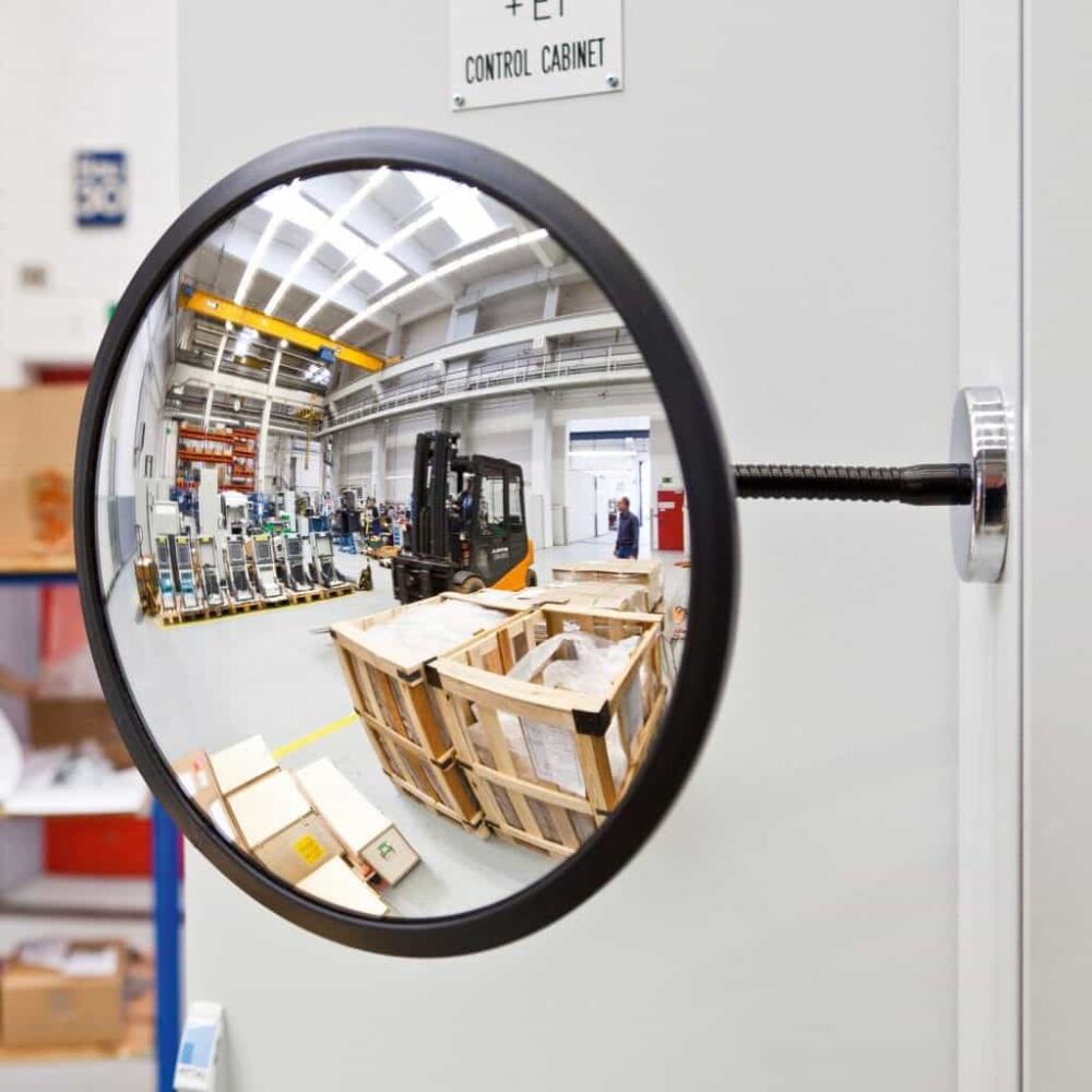 Detective Magnetic Convex Observation Mirror