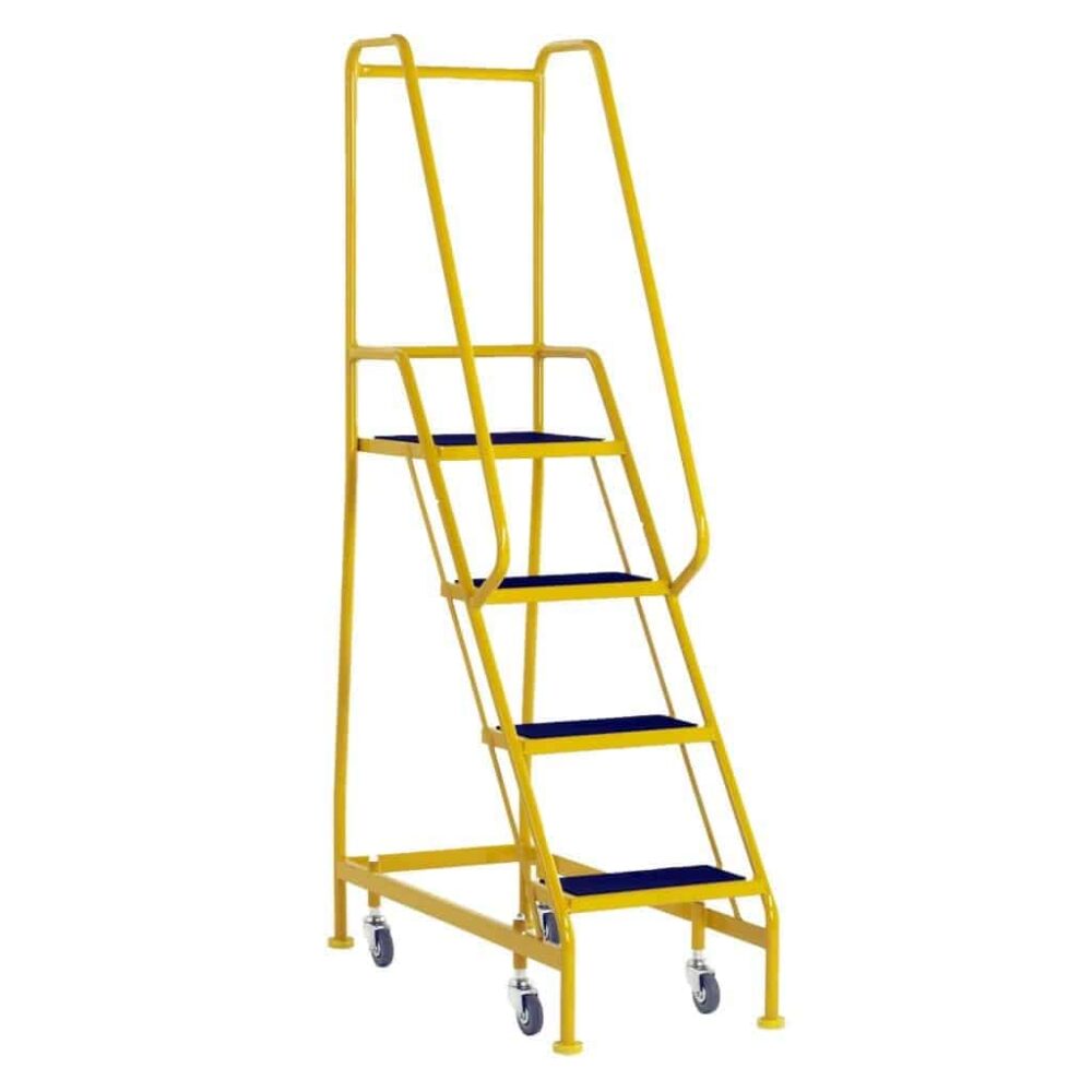 Narrow Aisle 4 Step Mobile Steps