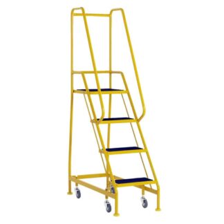 Narrow Aisle 4 Step Mobile Steps