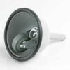 Spring Loaded Castors with Grey Non-Marking Rubber Tyres