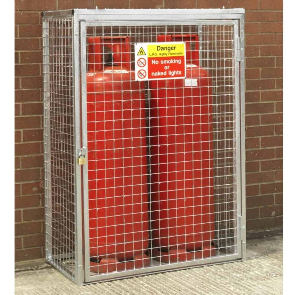 Gas Cylinder Cage H1400 x W1000 x D500mm