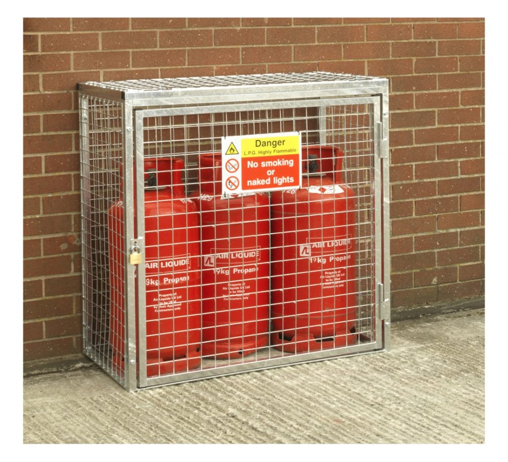 Gas Cylinder Cage H1000 x W1000 x D500mm