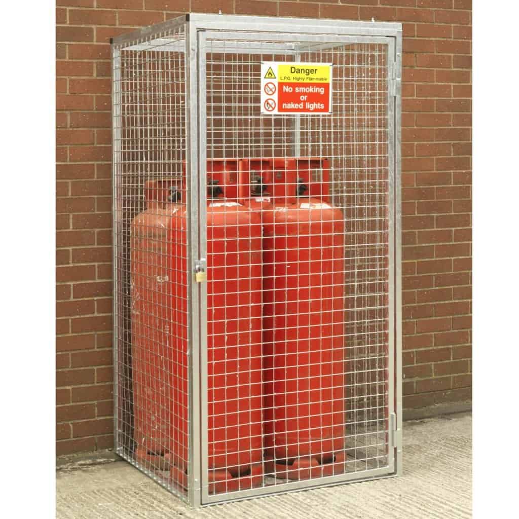 Gas Cylinder Cage H1800 x W900 x D900mm