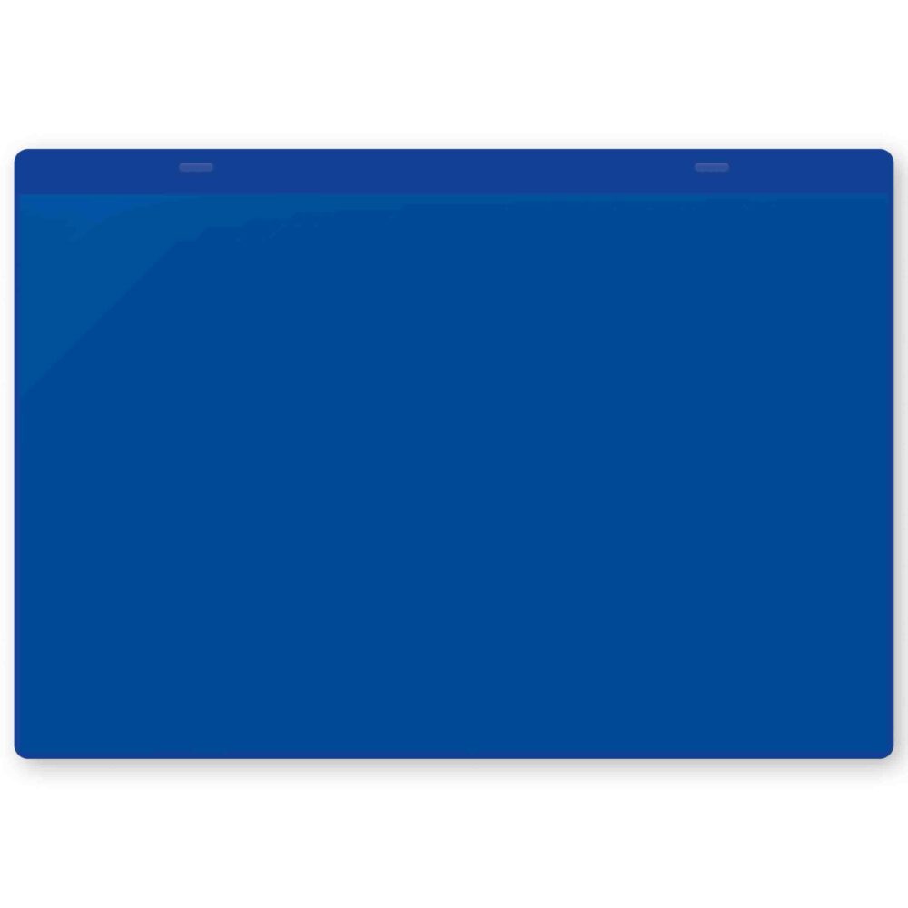 A4 Horizontal Document Pocket Blue
