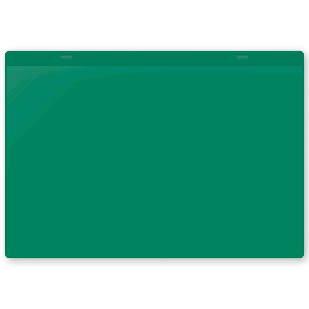A4 Horizontal Document Pocket Green