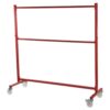 Nestable Garment Rail Red