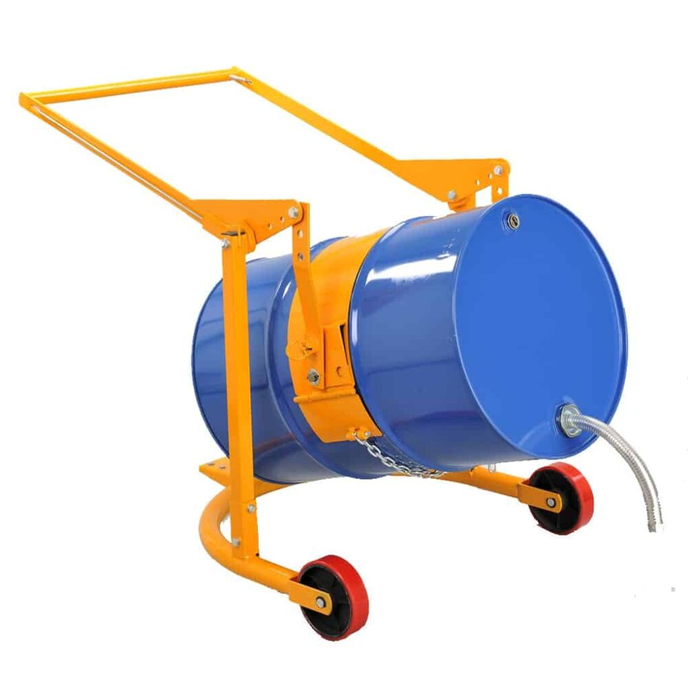 210 Litre Drum Tilter Transporter Trolleys
