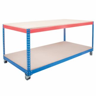 Full Undershelf Mobile Workbench