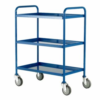 Removable 3 Tray Steel Tray Trolleys