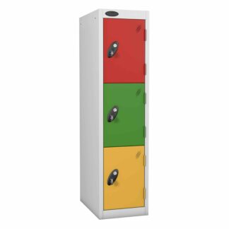 3 Door Low Height Lockers