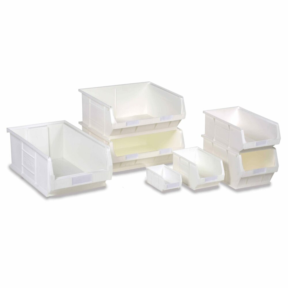 Barton White Antibacterial Containers