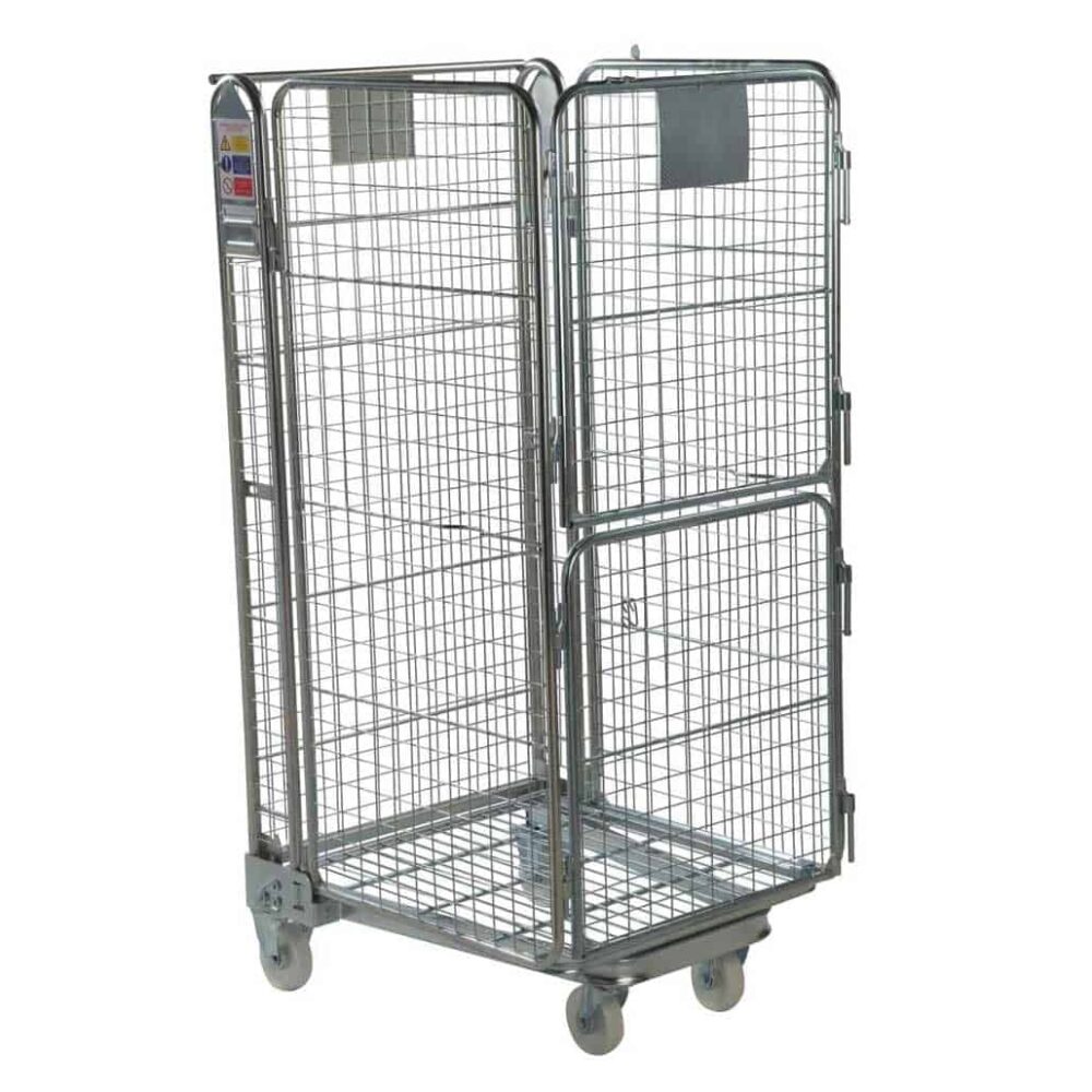 Four Sided Roll Pallet Split Gate