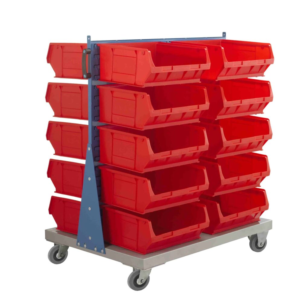 Double Sided Trolley 20 TC6 Bin Kit