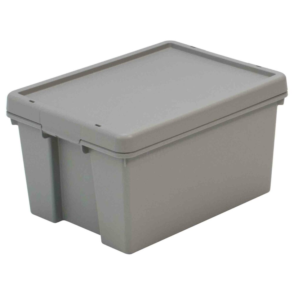 16 Litre Upcycled Plastic Box with Lid