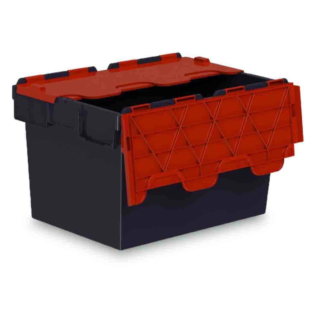 Red Lid Euro Containers