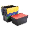 Attached Lidded Euro Containers