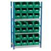 Toprax Shelving Single Bay with 28 TC5 Bins