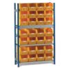 Toprax Shelving Single Bay with 28 TC5 Bins