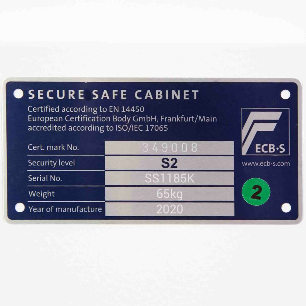 Fortress SS1185K Safe With Key Lock