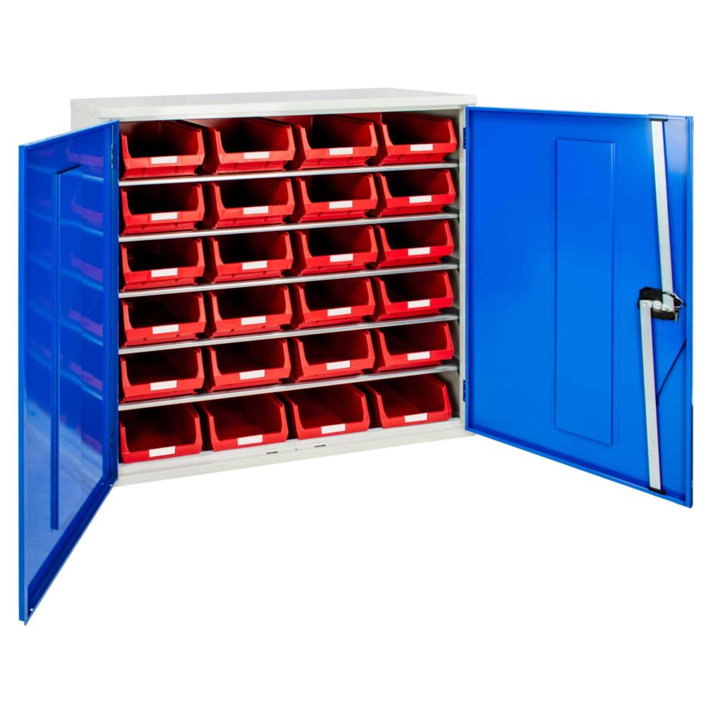 Container Cabinet with 24 TC4 Bins