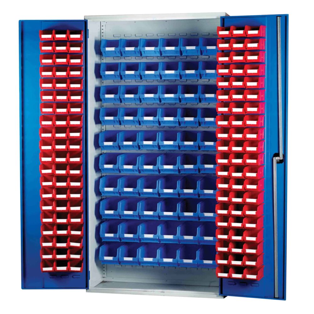 Louvred Panel Cabinet 120 TC2 And 60 TC3 Bins