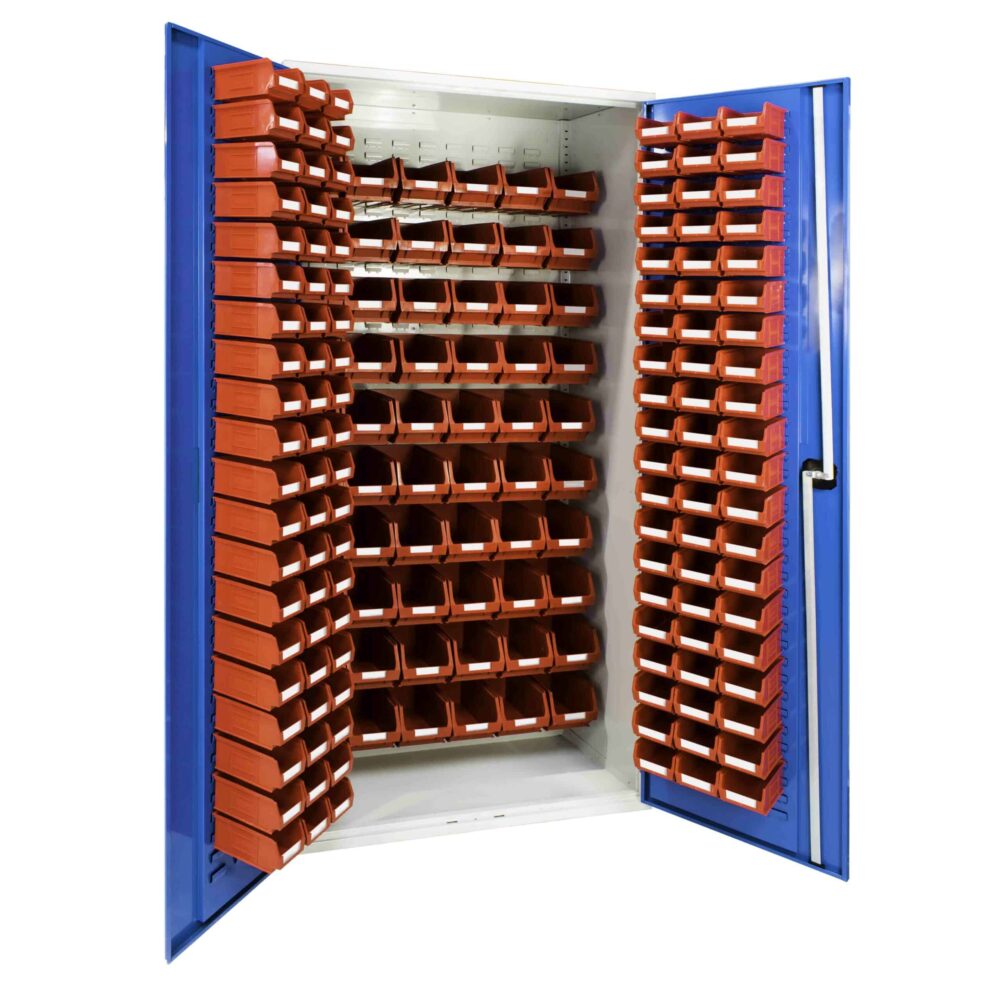 Louvred Panel Cabinet 120 TC2 And 60 TC3 Bins