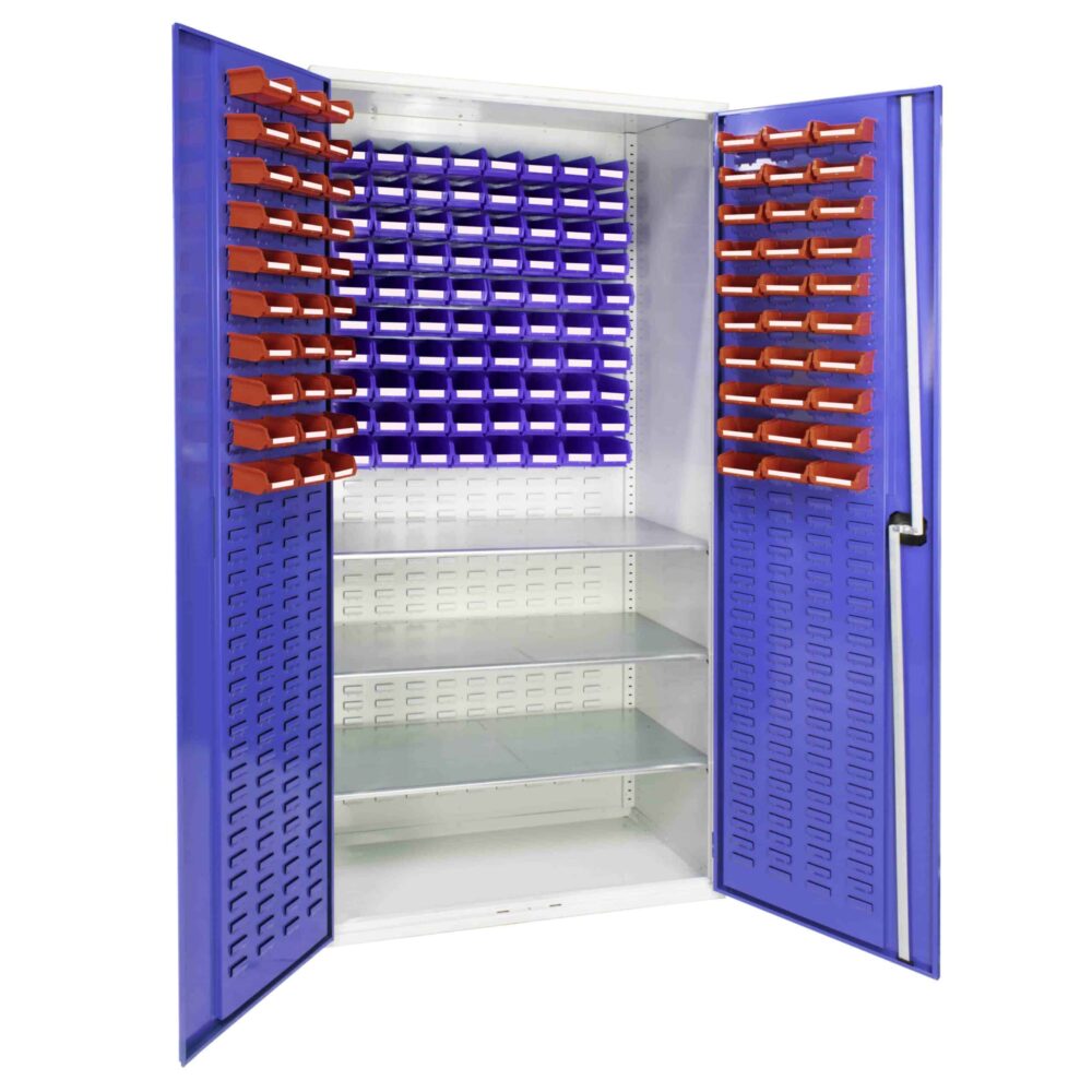 Louvred Panel Cabinet 60 TC1 and 80 TC2 Bins