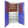 Louvred Panel Cabinet 60 x TC1 and 30 x TC3 Bins
