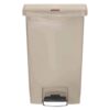 Slim Jim 50L Front Step Step-On Bin