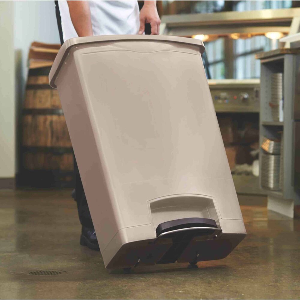 Slim Jim Front Step Step-On Bin