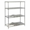 Plastic Plus Shelving 4 Tier Vented Bay