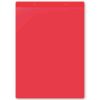 A4 Vertical Document Pocket Red