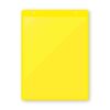 A5 Vertical Document Pockets Yellow